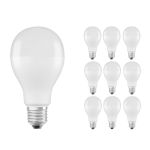 Lot 10x Ledvance Classic LED E27 Poire Dépolie 19W 2452lm - 827 Blanc Très Chaud | Équivalent 150W