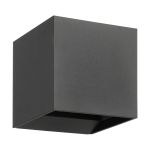 Eglo Applique Murale Calpi 3 Aluminium Anthracite Up & Down 2.8W 420lm - 830 Blanc Chaud | IP54