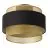 Ledvance Decor Hornet Plafonnier Noir | 300mm - Convient pour E27