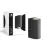 D'Lite Applique Murale Vossem Noir Up & Down| IP54 - Convient Pour 2x GU10