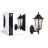 D'Lite Applique Murale Helora Noir | IP44 - Convient pour 1x E27