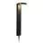 Nordlux Solar Lampadaire extérieur Rica Rond Acier Inoxydable Noir 4.5W 400lm - 830 Blanc Chaud | Détecteur de Mouvement et de Lumière
