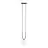 Emibig Suspension Luminaire Glam Acier Noir | Convient pour 1x E14 - Max 10W