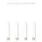 Emibig Suspension Luminaire Kibo Acier Blanc | Convient pour 4x GU10 - Max 10W