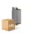 Lot 10x Nordlux Nico Applique Murale Aluminium Anthracite Up & Down | IP54 - Convient pour 2x GU10