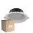 Lot 6x Noxion Downlight LED Hera Moyen Encastré Blanc 9W 900lm 80D - 827-830-840 CCT | 146mm - Diamètre 120mm