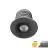 EcoDim Encastré Spot Mini Anthracite 2.5W 155lm 30D - 827 Blanc Très Chaud | 35mm - Diamètre 28mm - IP67 - Dimmable