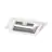 Downlight LED Wallwasher Wally Maxi Blanc 46W 6400lm 70x75D - 840 Blanc Froid - 238x145mm