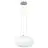 Eglo Suspension Luminaire Optica Acier Nickel Satiné | Convient pour 2x E27