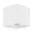 Eglo Applique Murale Calpi Aluminium Blanc Up & Down 3.3W 340lm - 830 Blanc Chaud | IP44 