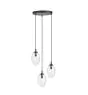 Emibig Suspension Luminaire Astral Acier Noir | Convient pour 3x E14 - Max 10W