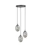 Emibig Suspension Luminaire Astral Acier Noir | Convient pour 3x E14 - Max 10W