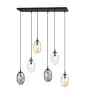 Emibig Plafonnier Astral Acier Noir | Convient pour 6x E14 - Max 10W