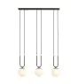 Emibig Suspension Luminaire Glam Acier Noir | Convient pour 3x E14 - Max 10W
