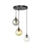 Emibig Suspension Luminaire Cosmo Acier Noir | Convient pour 3x E14 - Max 10W
