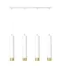 Emibig Suspension Luminaire Kibo Acier Blanc | Convient pour 4x GU10 - Max 10W