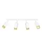 Emibig Plafonnier Hiro Acier Blanc | Convient pour 4x GU10 - Max 10W