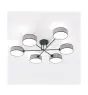 Emibig Plafonnier Maga Acier Gris | Convient pour 6x E14 - Max 10W