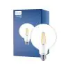 Philips MASTER Value LED Globe E27 120mm Filament Claire 5.9W 806lm - 927 Blanc Très Chaud | Meilleur rendu des couleurs - Équivalent 60W