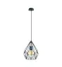 Eglo Suspension Luminaire Carlton Acier Noir | IP20 - Convient pour 1x E27 