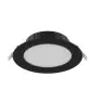 Noxion Downlight LED Hera Plat Encastré Noir 15W 1500lm 80D - 827-830-840 CCT | 168mm - Diamètre 144mm