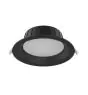 Noxion Downlight LED Hera Moyen Encastré Noir 21W 2400lm 100D - 827-830-840 CCT | 226mm - Diamètre 200mm