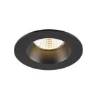 SLV New Tria 68 Spot Aluminium Noir Rond 8.3W 500lm 38D - 930 Blanc Chaud | Diamètre 68mm -  Meilleur Rendu Des Couleurs - Dimmable 