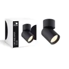 D'Lite Plafond Spot Clio Noir Inclinable| Convient pour 1x GU10
