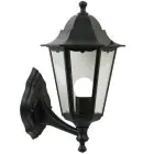 Nordlux Cardiff Up Applique Murale Aluminium Noir | Convient pour 1x E27