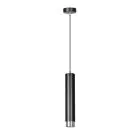 Emibig Suspension Luminaire Kibo Acier Noir | Convient pour 1x GU10 - Max 10W