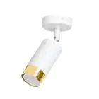 Emibig Plafonnier Hiro Acier Blanc | Convient pour 1x GU10 - Max 10W