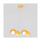 Emibig Suspension Luminaire Boom Acier Orange | Convient pour 4x G9 - Max 8W