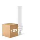 Lot 10x Noxion Lucent PL-C LED 7.4W - 840 Blanc Froid | 2-Pins - Équivalent 26W