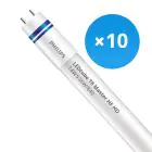 Lot 10x Philips Tube LED T8 MASTER (HF) High Output 14W 2100lm - 840 Blanc Froid | 120cm - Équivalent 36W