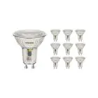 Lot 10x Noxion Spot LED GU10 PAR16 5.5W 560lm 36D - 830 Blanc Chaud | Équivalent 75W