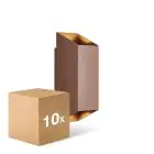 Lot 10x Nordlux Nico Applique Murale Aluminium Rouille Up & Down | IP54 - Convient pour 2x GU10