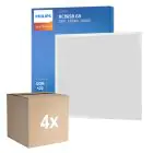 Lot 4x Philips Panneau LED Ledinaire RC065B 28W 3400lm - 840 Blanc Froid | 60x60cm - UGR 