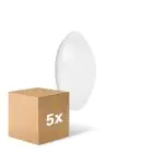 Lot 5x Ledvance Surface Circulaire 250 13W 840 960lm Blanc IP44 | Blanc Froid