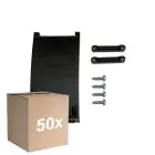 Lot 50x Déchargeur De Tension Junctionbox avec Terminal block - Noir - 3 pole (Pour Noxion)