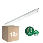 Lot 10x Philips Réglette LED Étanche Coreline WT120C G3 28W 4600lm - 840 Blanc Froid | 120cm - Équivalent 2x36W