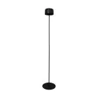 Eglo Lampadaires Salon Roccanova-L Solar Acier Noir 2W 270lm - 830 Blanc Chaud | IP44 - Dimmable tactile - USB-C